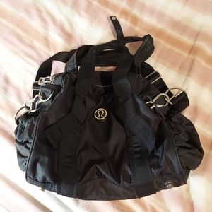 Lululemon DTB Black/Navy Stripe Duffle Bag